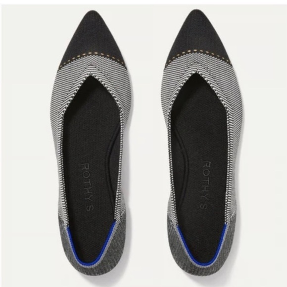 NWOT Rothy’s Women's Flats in Grey Mist pointy toe size 8 - Picture 7 of 12